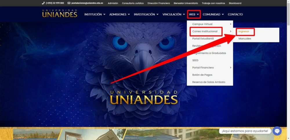 Cómo Ingresar al Correo Institucional de la Uniandes Ambato 15 Uniandes Ambato